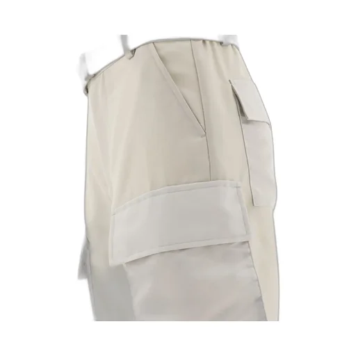 Sacai High-Rise Straight-Leg Trousers