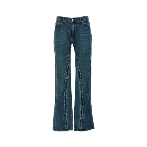 Y/Project Faded Effect Flared Jeans