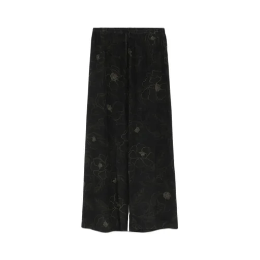 Floral Pattern Casual Pants