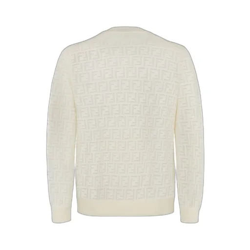 Fendi Ff Open-Knit Crewneck Jumper