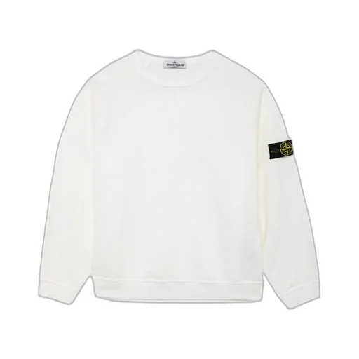 Stone Island Junior Compass-Badge Straight Hem Hoodie