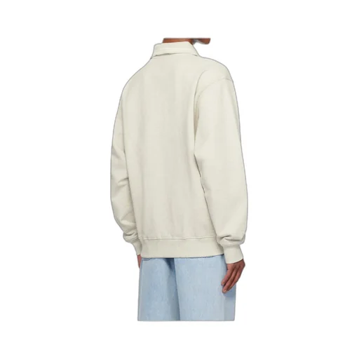 DrÔLe De Monsieur Logo Embroidered Knitted Jumper