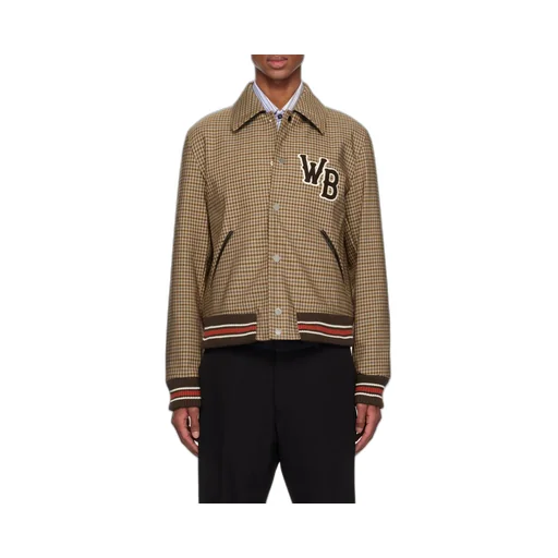 Wales Bonner Homecoming Varsity Checked Jacket