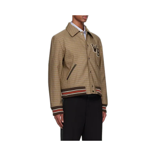 Wales Bonner Homecoming Varsity Checked Jacket