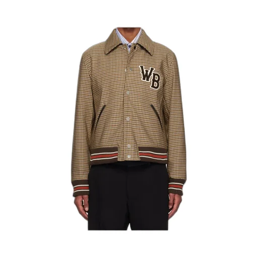 Wales Bonner Homecoming Varsity Checked Jacket