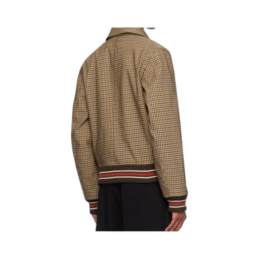 Wales Bonner Homecoming Varsity Checked Jacket
