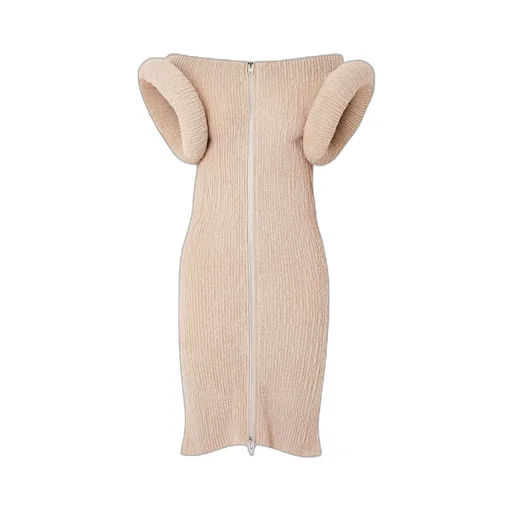 Chunky-Knit Mini Dress