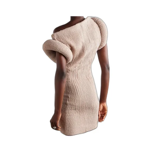 Chunky-Knit Mini Dress