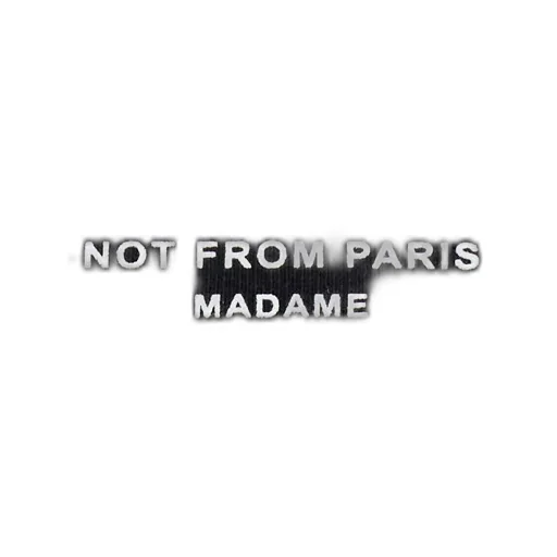 DrÔLe De Monsieur Le Sweatshirt Slogan Classique Sweatshirt