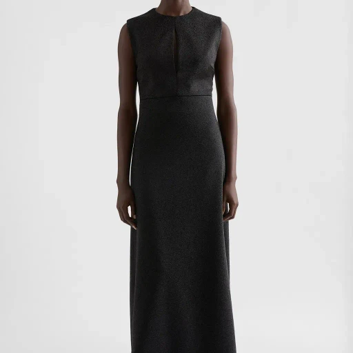 Lurex Jersey Evening Dress