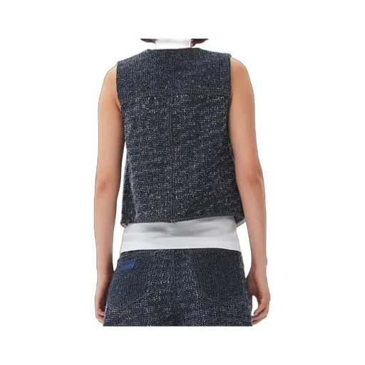 Ganni Fluffy Denim Vest