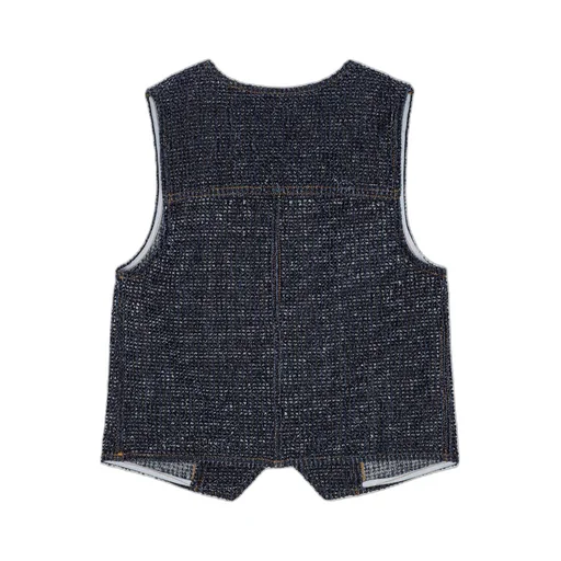 Ganni Fluffy Denim Vest