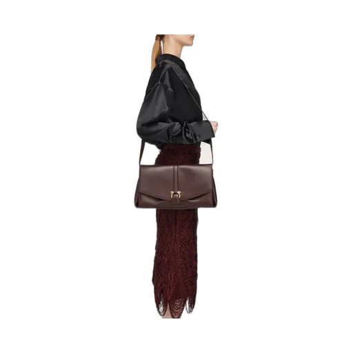 Front Flip Large Shoulder Bag