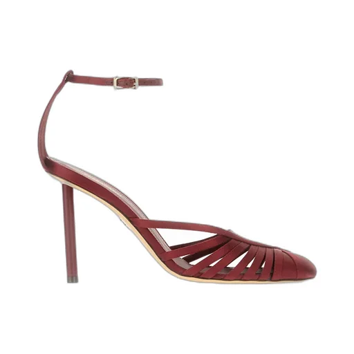 Hollowed-Out High-Heeled Sandals