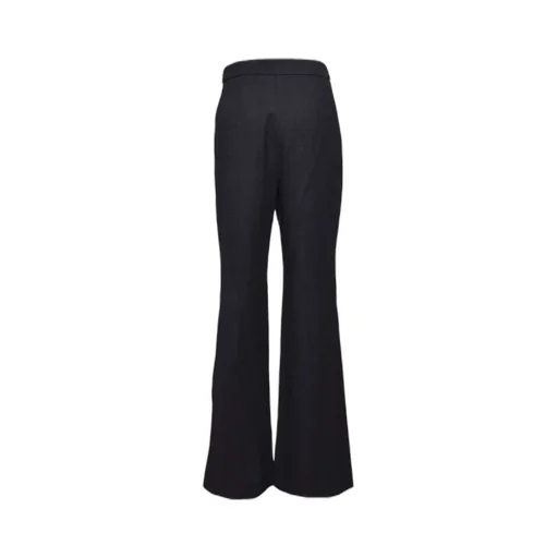 Patou Button-Detailed Tweed Flared Trousers