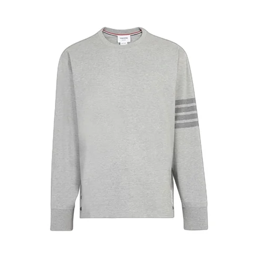 Thom Browne 4-Bar Stripe Crewneck Sweatshirt