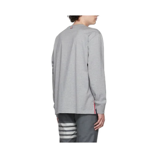 Thom Browne 4-Bar Stripe Crewneck Sweatshirt