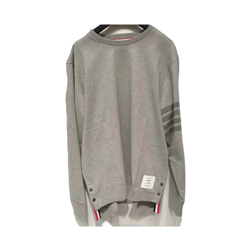 Thom Browne 4-Bar Stripe Crewneck Sweatshirt