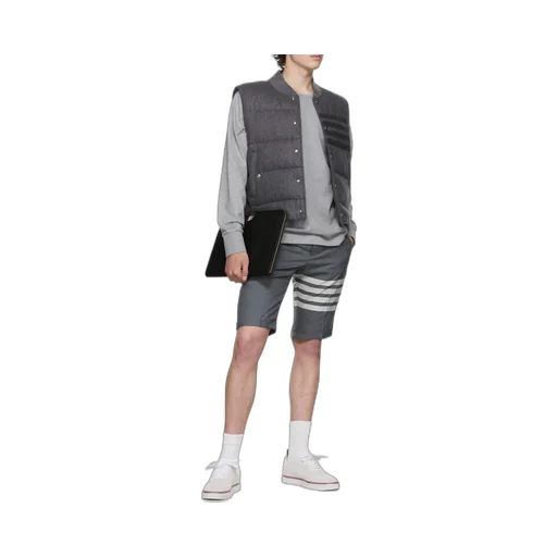 Thom Browne 4-Bar Stripe Crewneck Sweatshirt