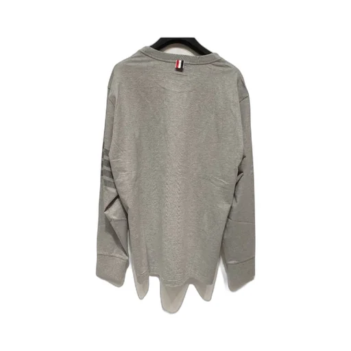 Thom Browne 4-Bar Stripe Crewneck Sweatshirt