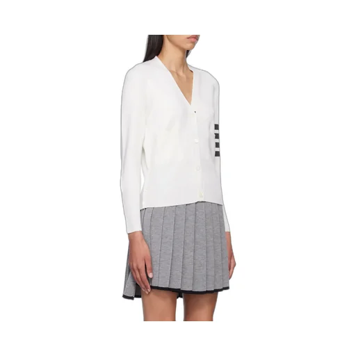 Thom Browne 4-Bar Milano Stitch Buttoned Cardigan