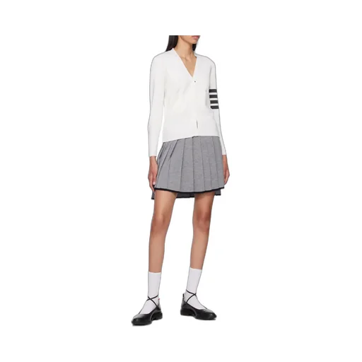 Thom Browne 4-Bar Milano Stitch Buttoned Cardigan