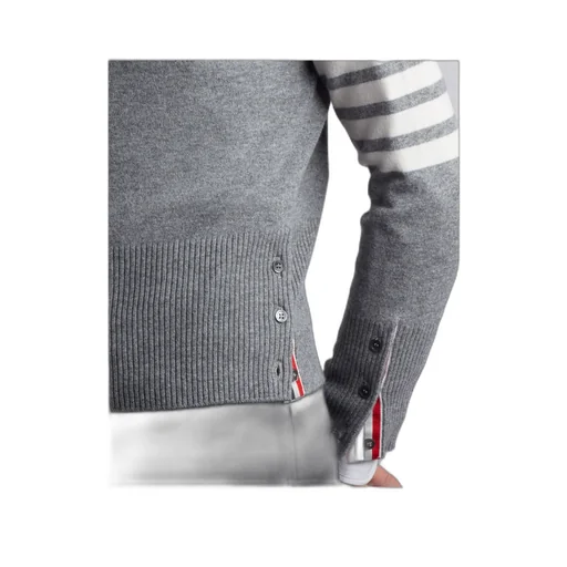 Thom Browne 4-Bar Crewneck Jumper