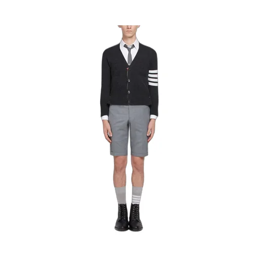 Thom Browne 4-Bar Knitted Cardigan