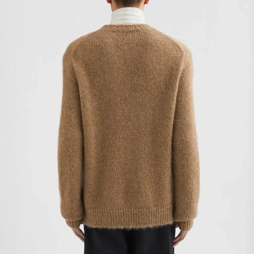 Midweight Wool Blend Crew-Neck Sweater