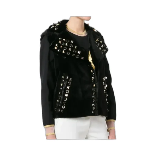 Fendi Stud Embellished Biker Gilet