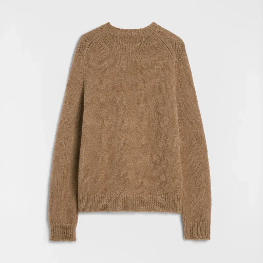 Midweight Wool Blend Crew-Neck Sweater