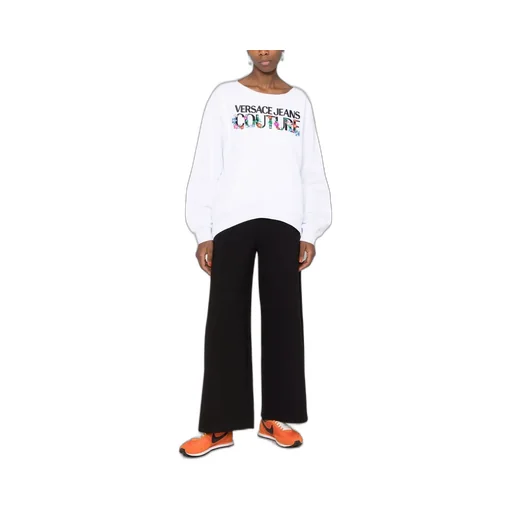 Embroidered-Logo Long-Sleeve Sweatshirt