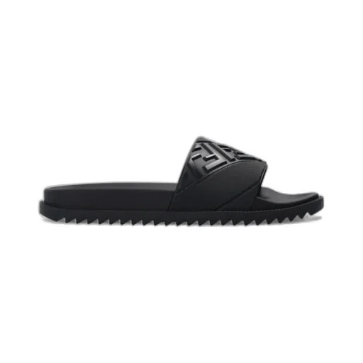 Fendi Ff Motif Embossed Slides