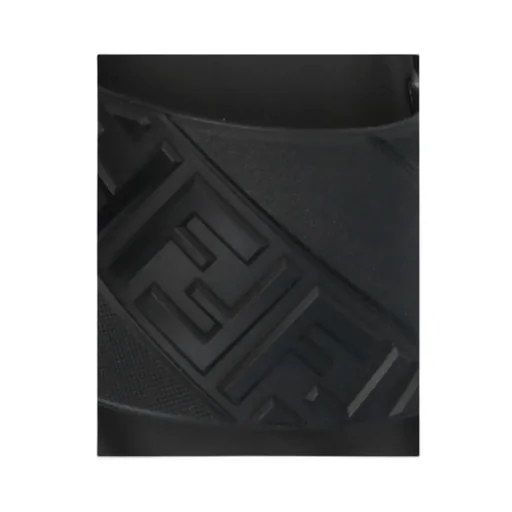 Fendi Ff Motif Embossed Slides