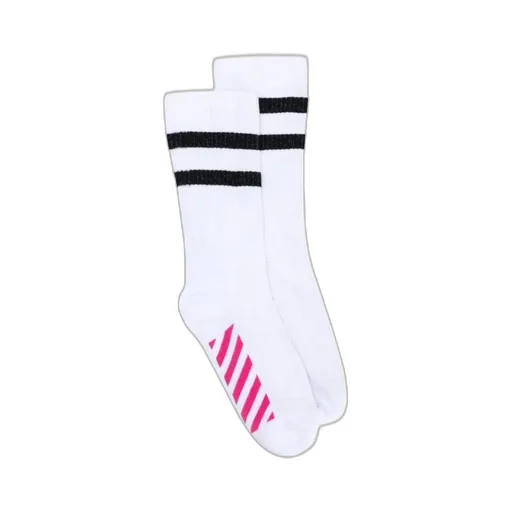 Striped Logo Socks