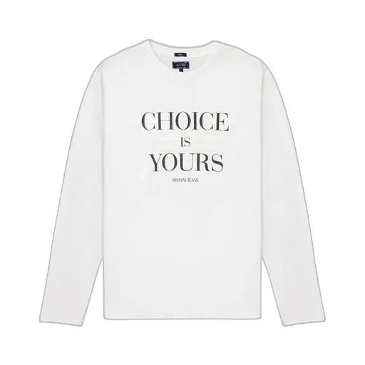 T-Shirt With Round Neck And Long Sleeves