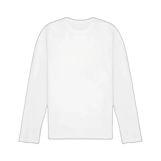 T-Shirt With Round Neck And Long Sleeves