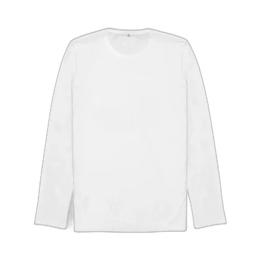T-Shirt With Round Neck And Long Sleeves