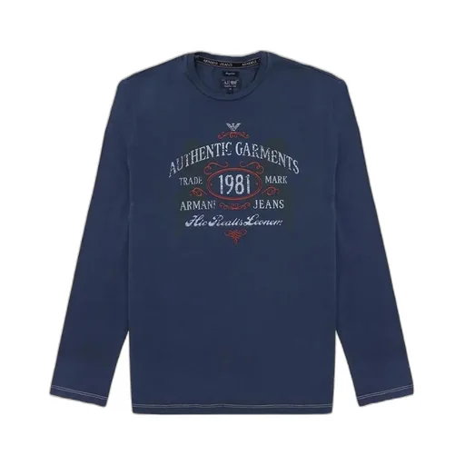 T-Shirt With Round Neck And Long Sleeves