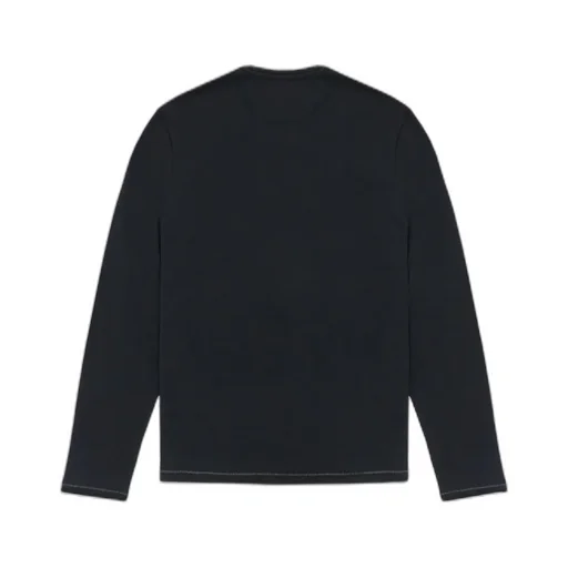 T-Shirt With Round Neck And Long Sleeves