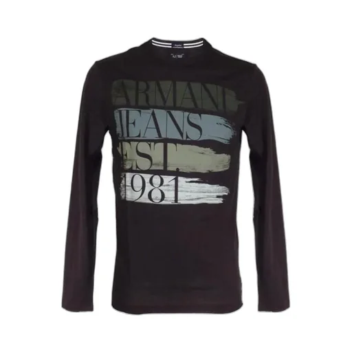 Round Collar And Long-Sleeved T-Shirt