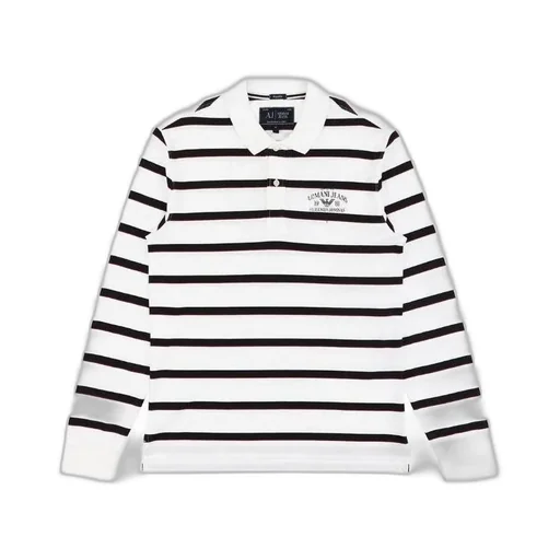 Logo Striped Polo Shirt