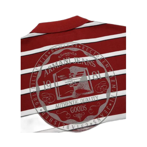 Logo Striped Polo Shirt