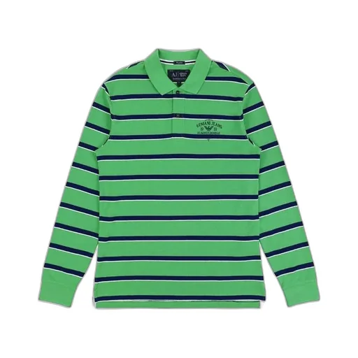 Logo Striped Polo Shirt