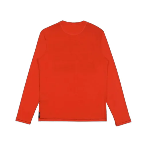 T-Shirt With Round Neck And Long Sleeves