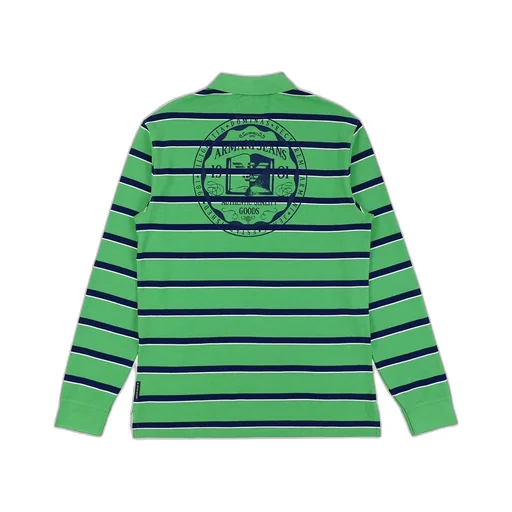 Logo Striped Polo Shirt