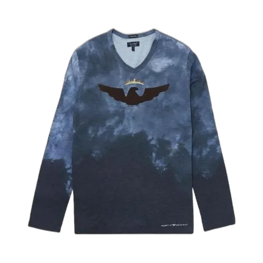 T-Shirt With Round Neck And Long Sleeves