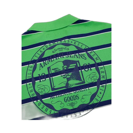 Logo Striped Polo Shirt