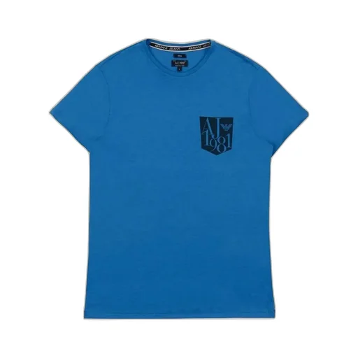 Printed Round-Collar Short-Sleeved T-Shirt