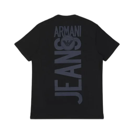 Printed V-Collar Short-Sleeved T-Shirt